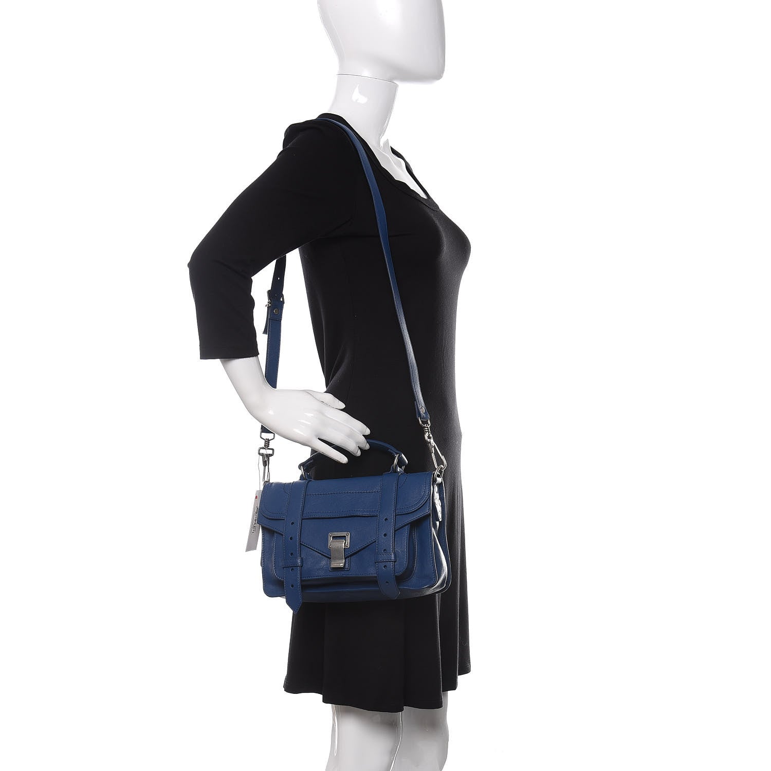 Proenza Schouler Lambskin Tiny PS1 Satchel Peacock 2 of 10