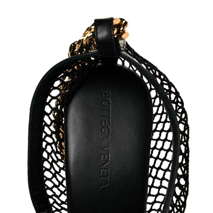 Bottega Veneta Mesh Nappa Chunky Chain Sandals 39 Black 7 of 9