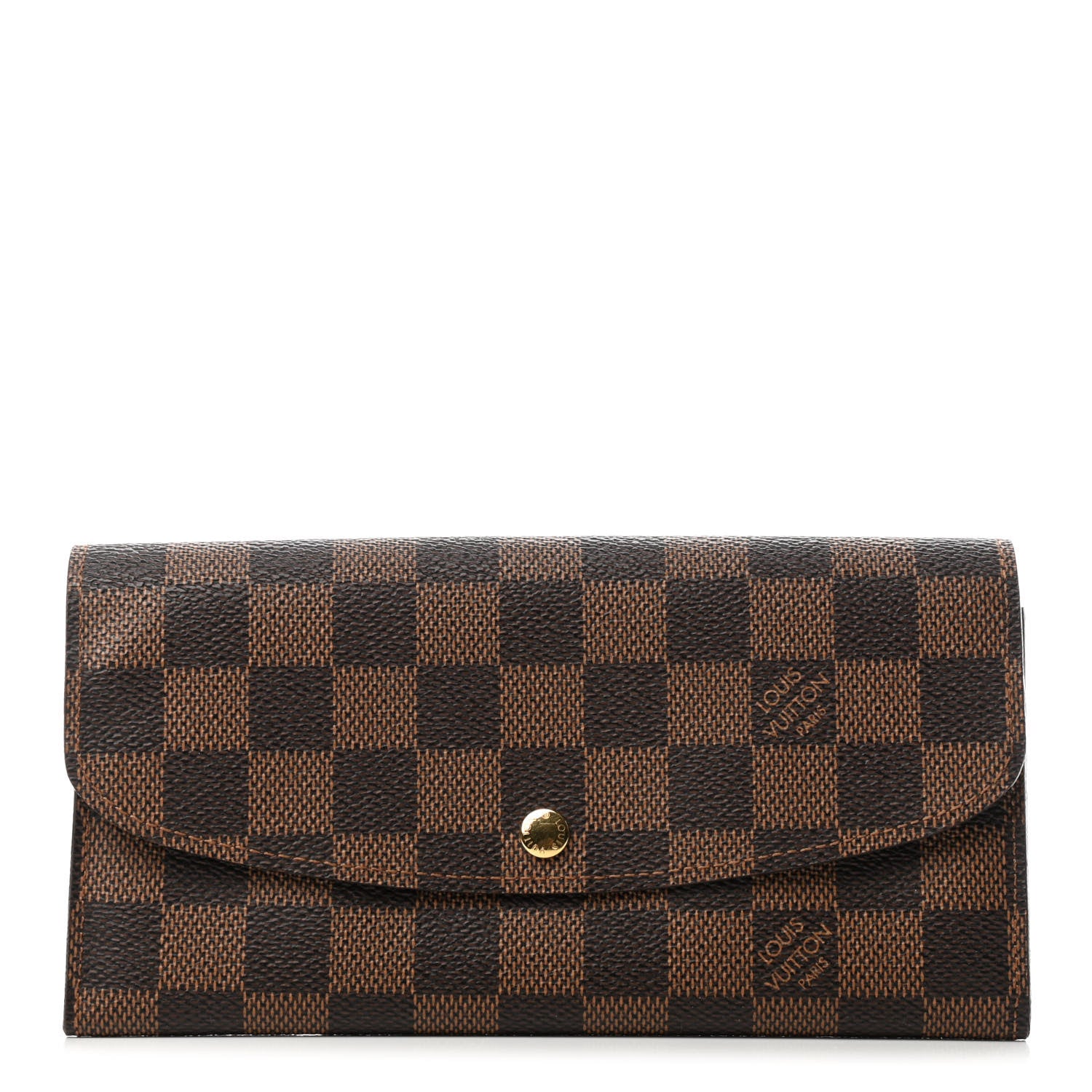 Louis Vuitton Damier Ebene Emilie Wallet 1 of 4