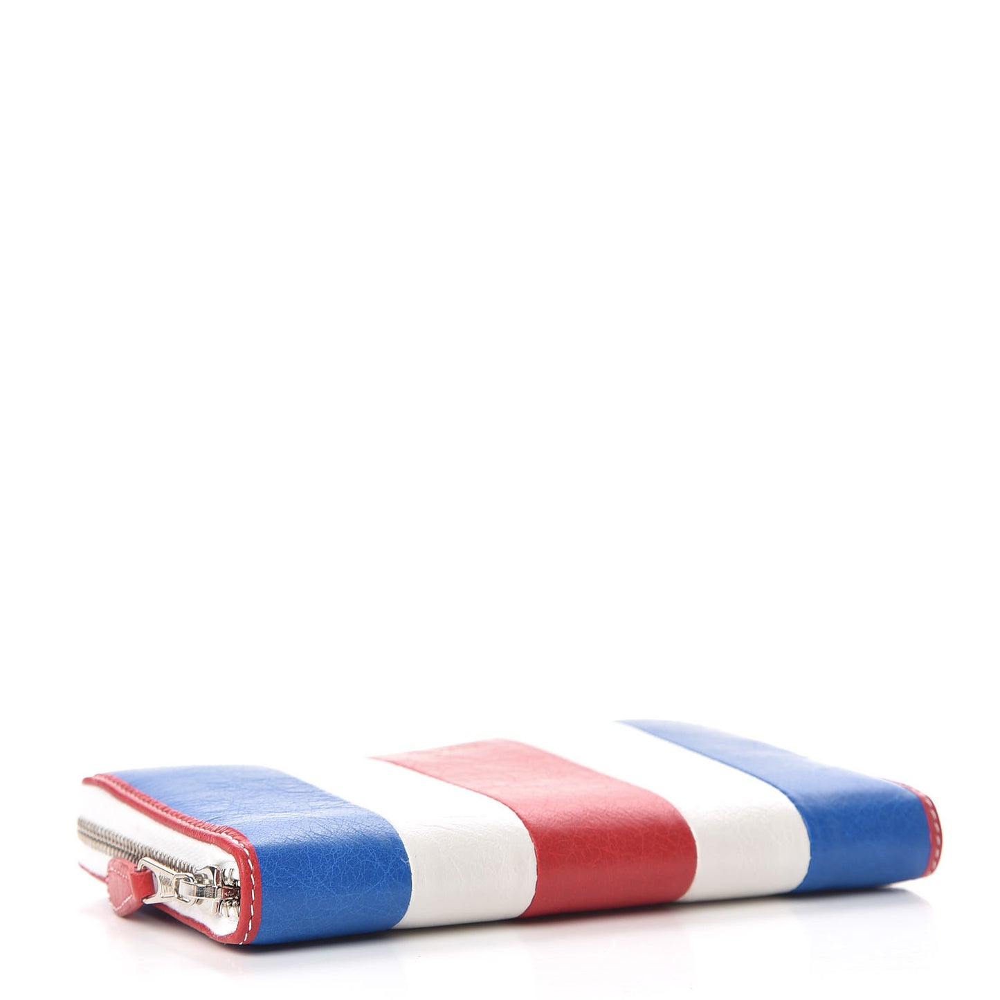Agneau Arena Multicolore Bazar Continental Zip Around Wallet Bleu White Rouge
