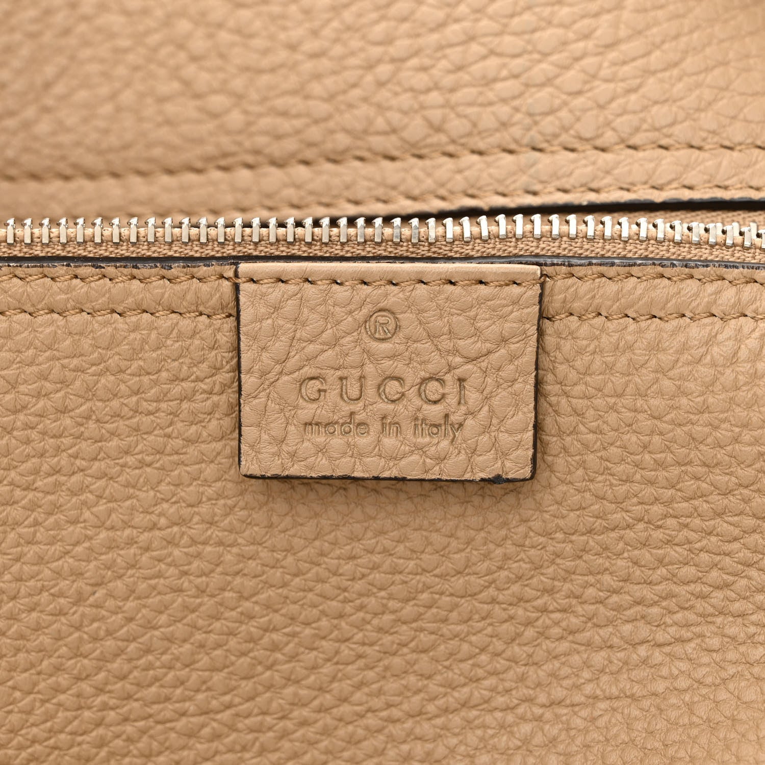 Gucci Soft Calfskin Medium Jackie Top Handle Bag Camel 6 of 13