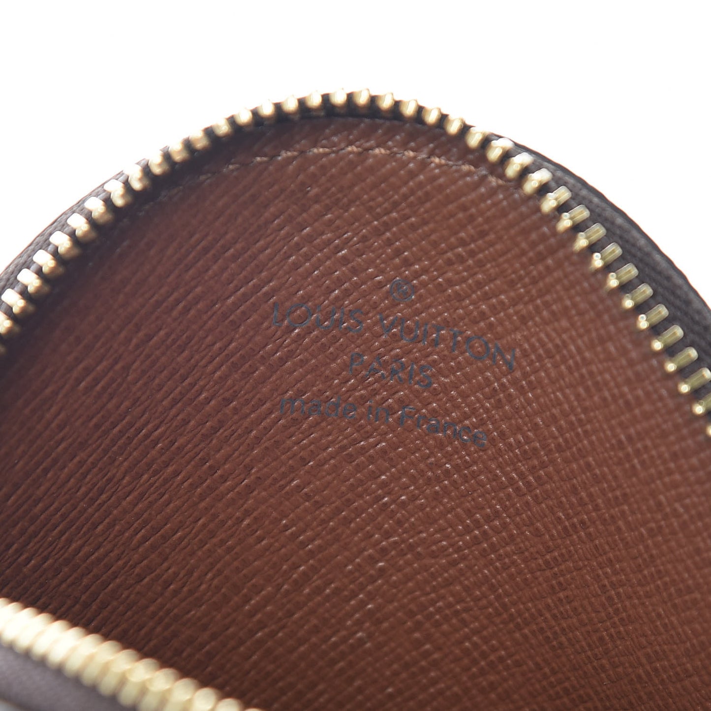 Monogram Round Coin Purse
