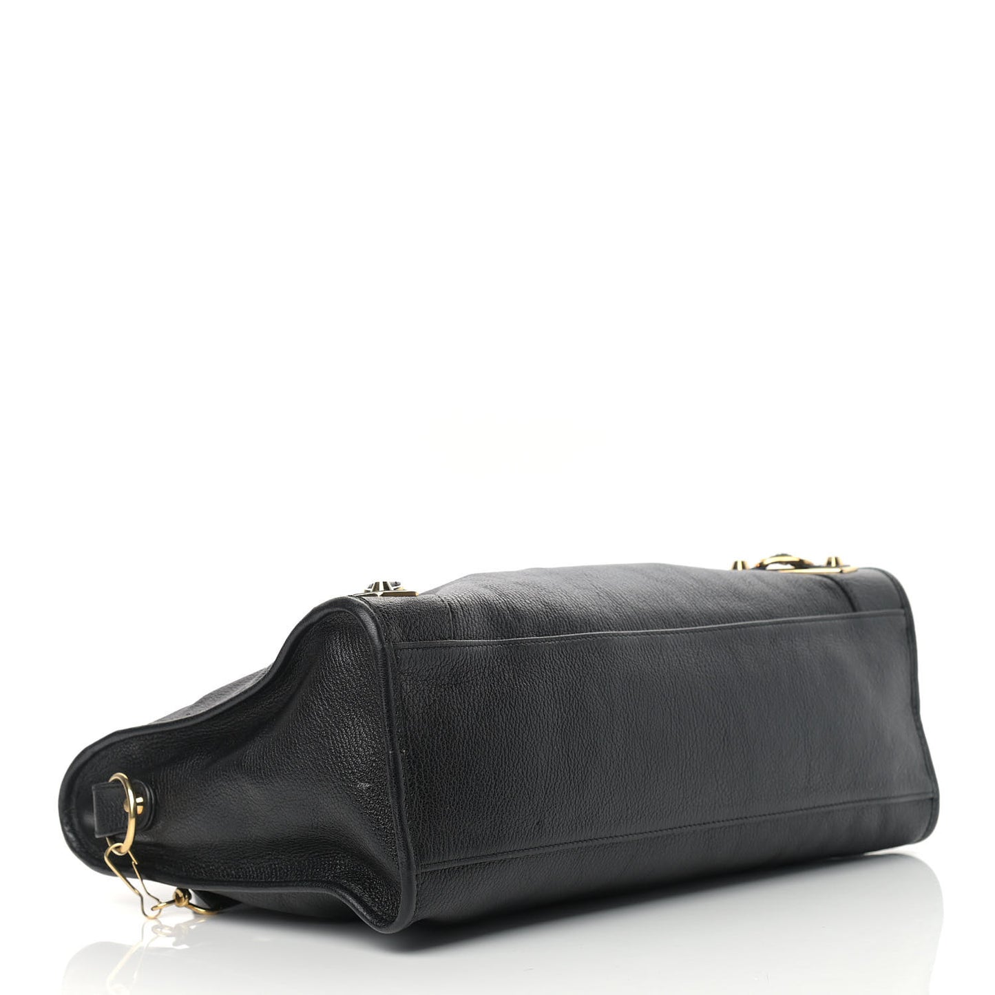 Chevre Gold Metallic Edge Hardware City Black