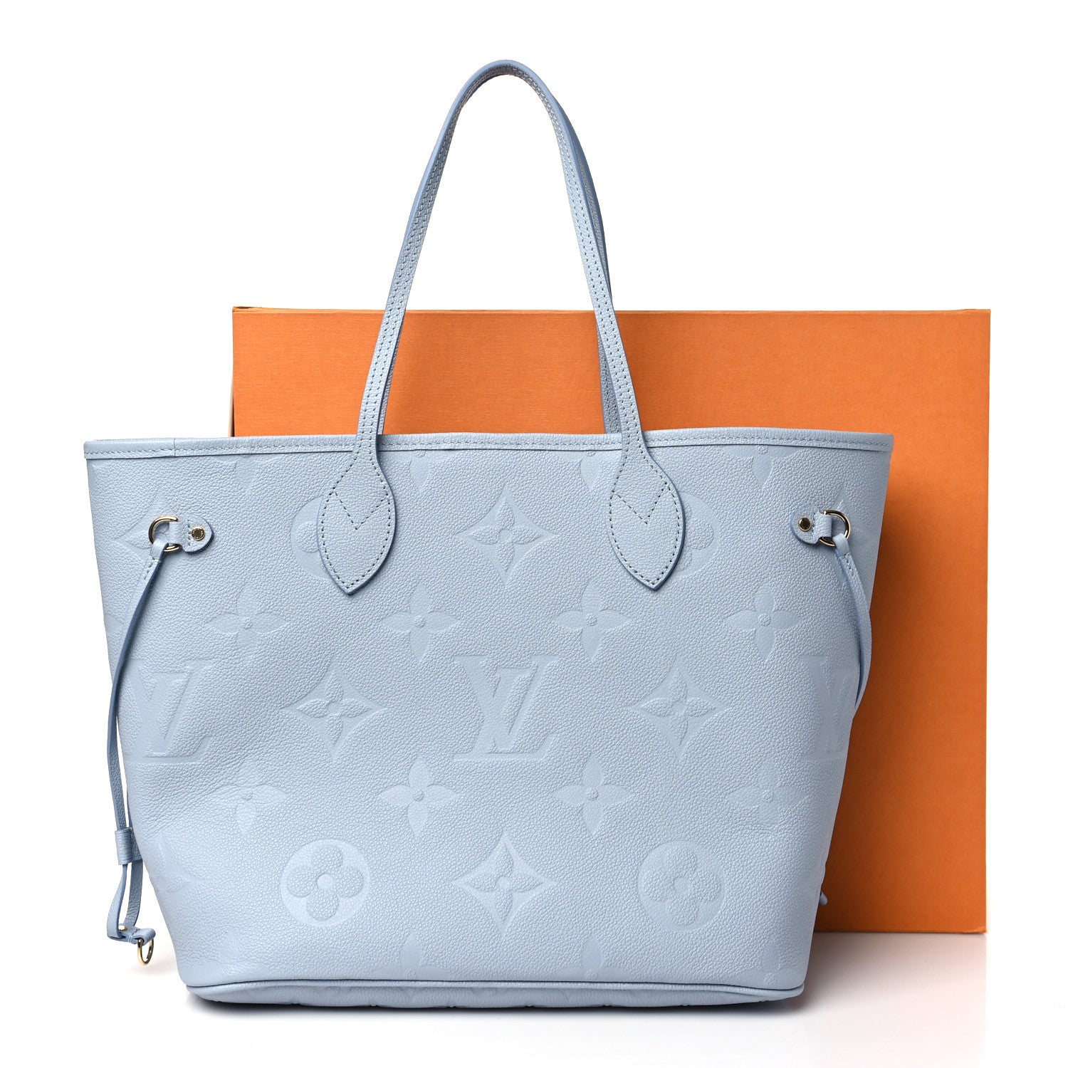 Louis Vuitton Empreinte Monogram Giant Neverfull MM Blue Hour 11 of 11