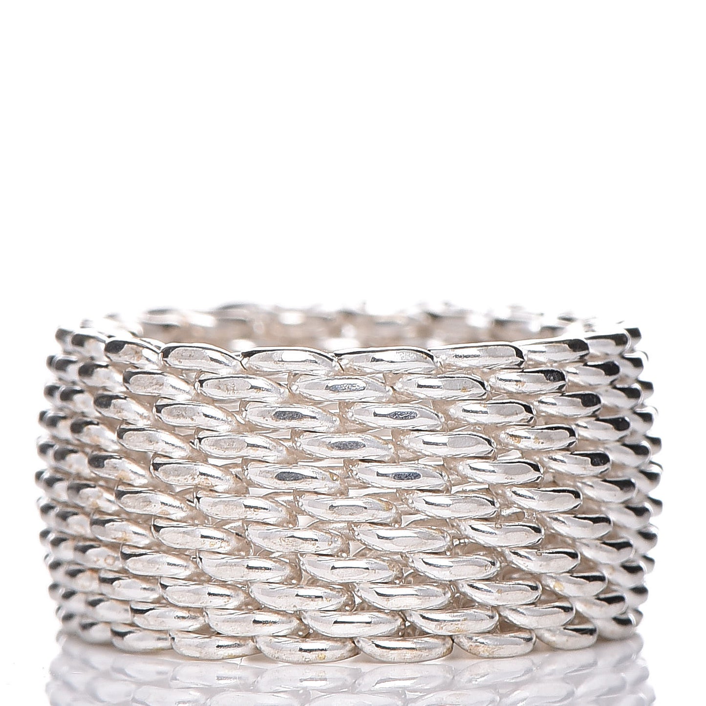 Sterling Silver Somerset Mesh Ring 49 5