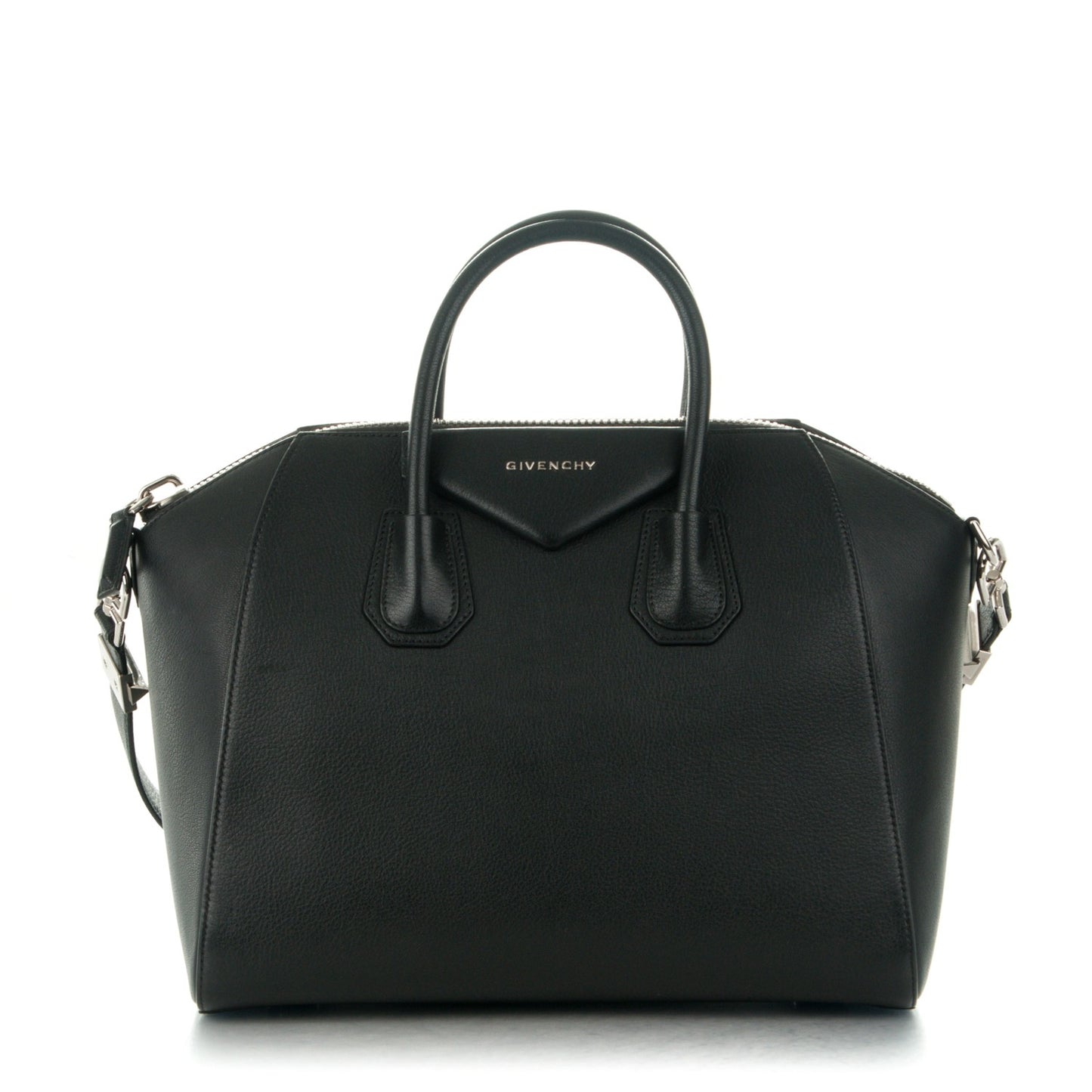Sugar Goatskin Medium Antigona Black