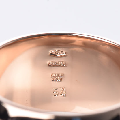 Bulgari 18K Rose Gold Diamond Monologo Pave Ring 54 6.75 4 of 4