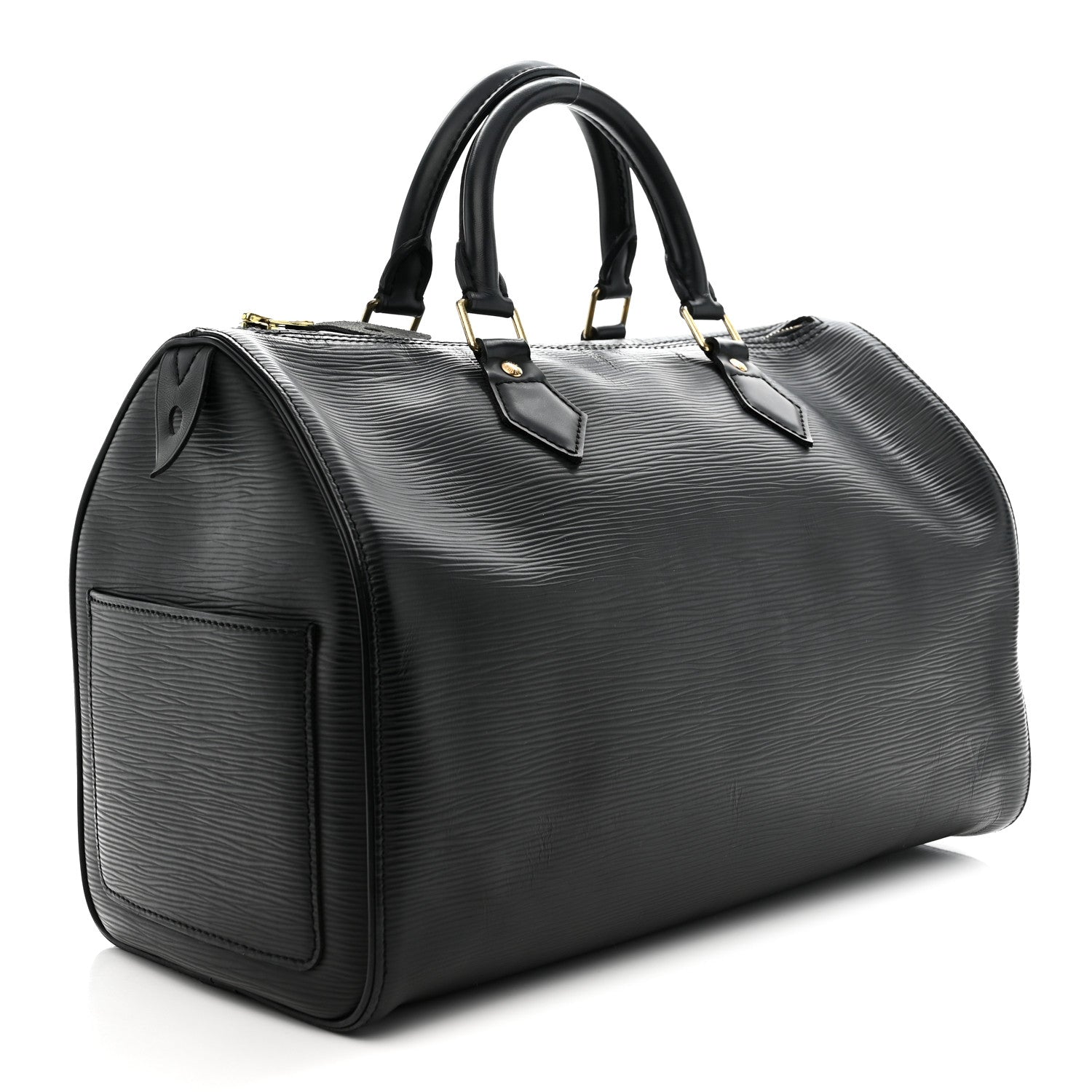 Louis Vuitton Epi Speedy 30 Black 3 of 15