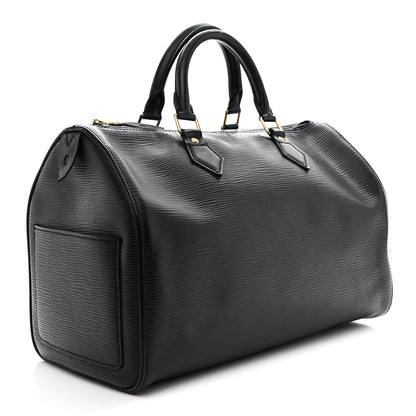 Louis Vuitton Epi Speedy 30 Black 3 of 15