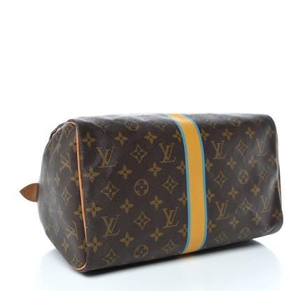 Louis Vuitton Monogram My LV Heritage Speedy 30 Yellow Blue Clair 4 of 11