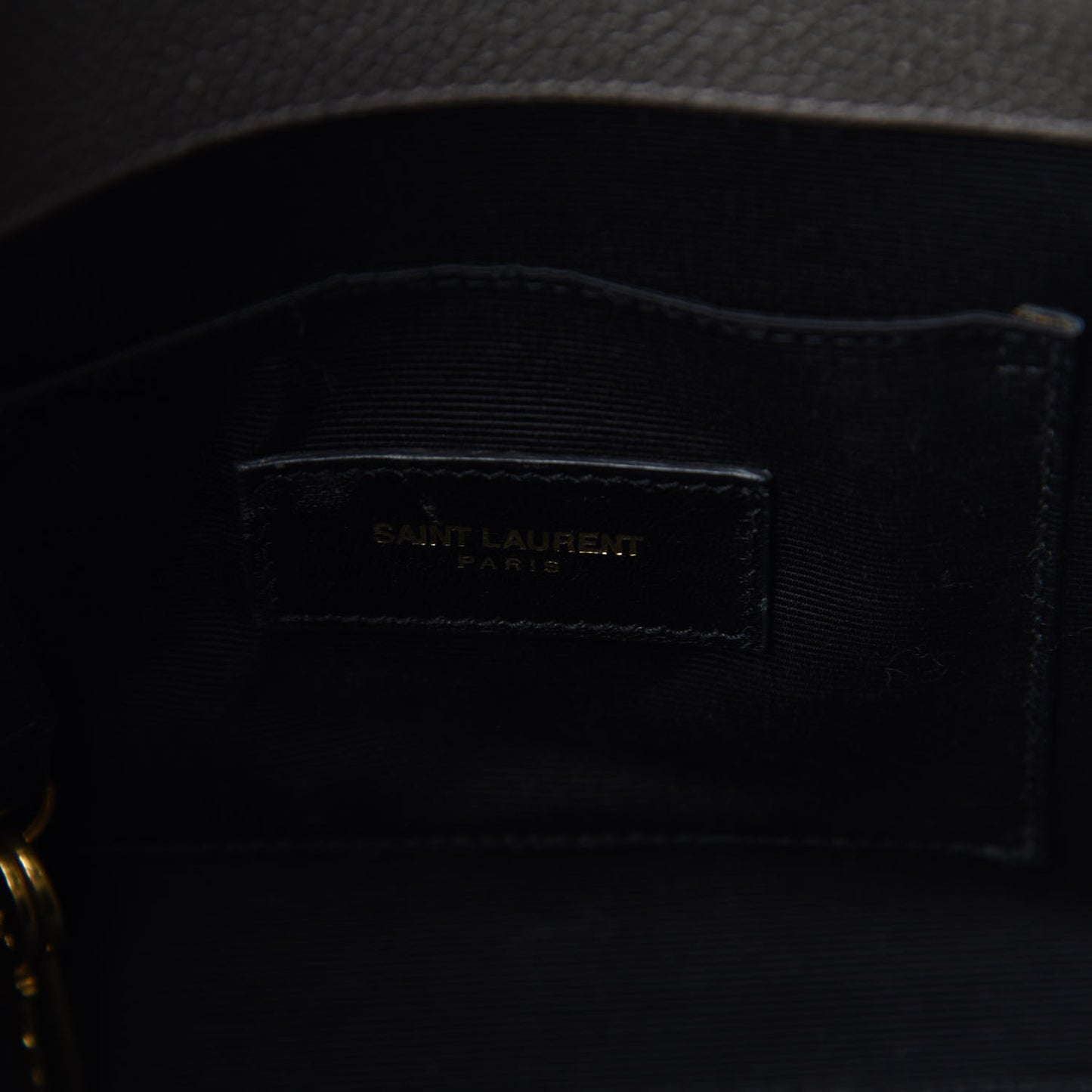 Grained Calfskin Nano Sac De Jour Coal