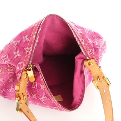 Louis Vuitton Denim Baggy GM Fuchsia 5 of 7