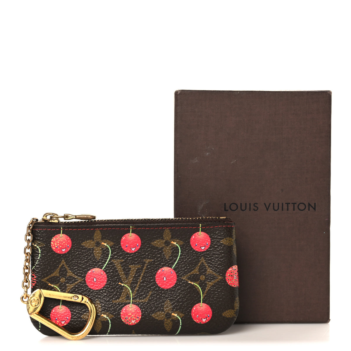 Monogram Cerises Key Pouch