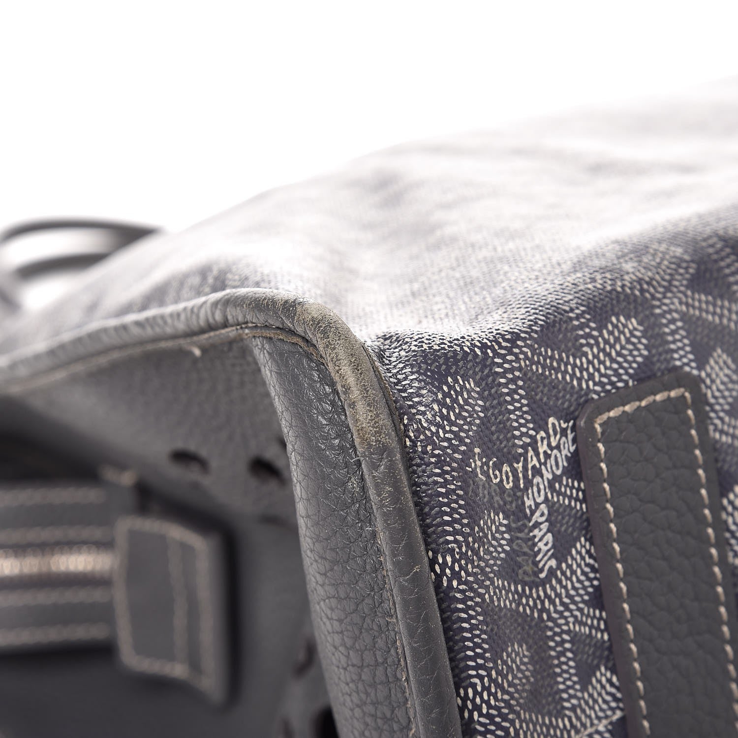 Goyard Goyardine Sac Hardy Pet Carrier PM Grey 12 of 15