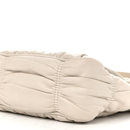 Prada Nappa Gaufre Re-Edition 2005 Shoulder Bag Talco 11 of 13