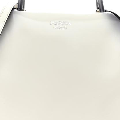 Prada Spazzolato Large Supernova Handbag White Sfumato 8 of 16
