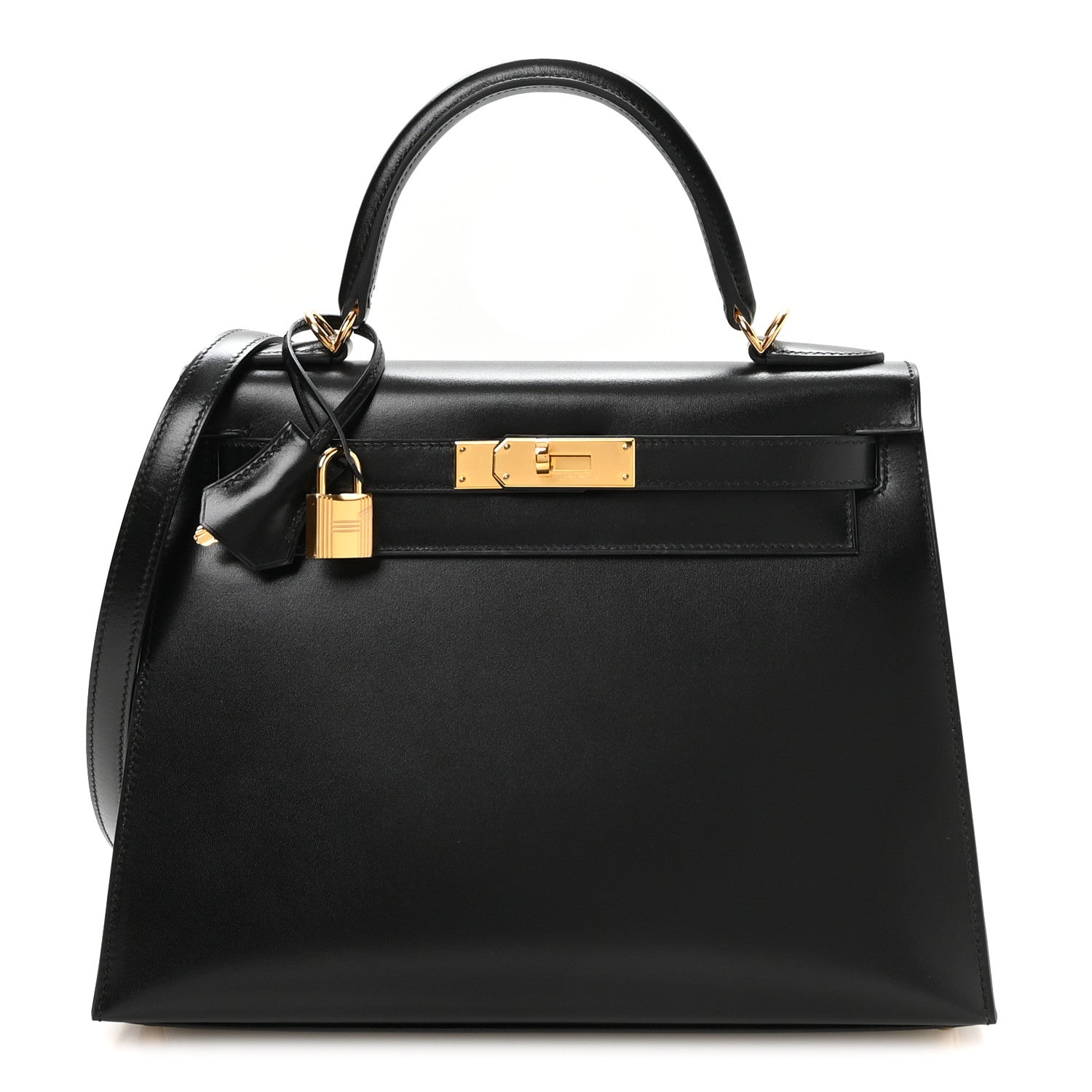 Hermes Box Kelly Sellier 28 Black 1 of 11