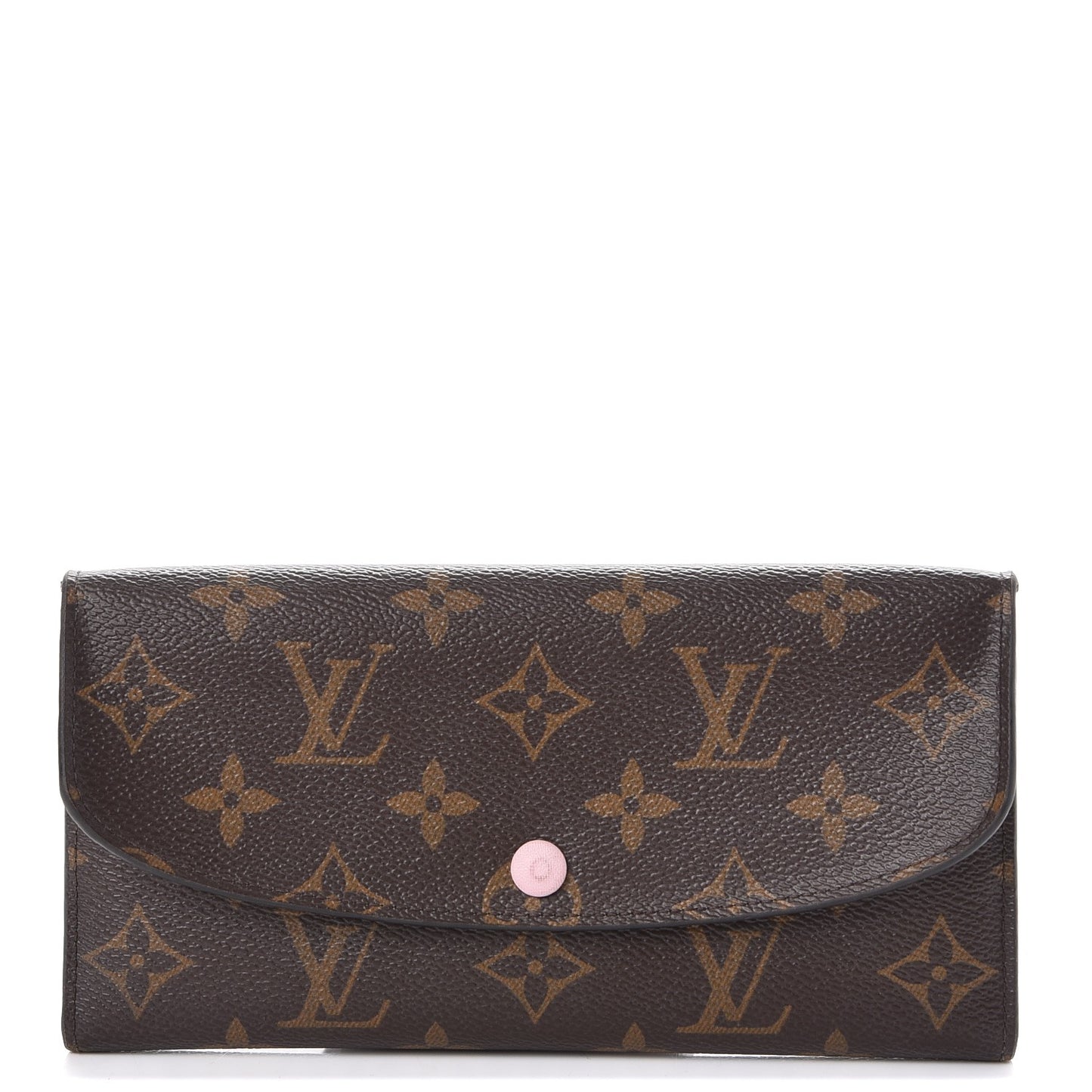 Monogram Emilie Wallet Rose Ballerine
