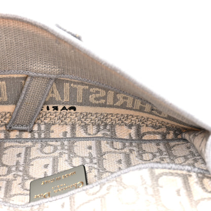 Christian Dior Oblique Slim Saddle Pouch Grey 5 of 13