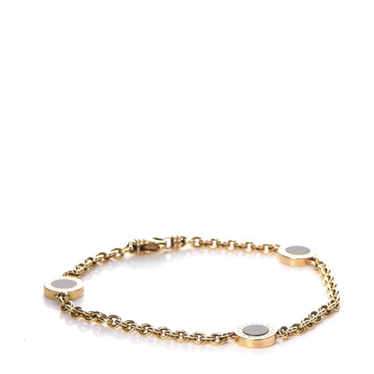 Bulgari 18K Yellow Gold Onyx BVLGARI BVLGARI Station Bracelet 3 of 7
