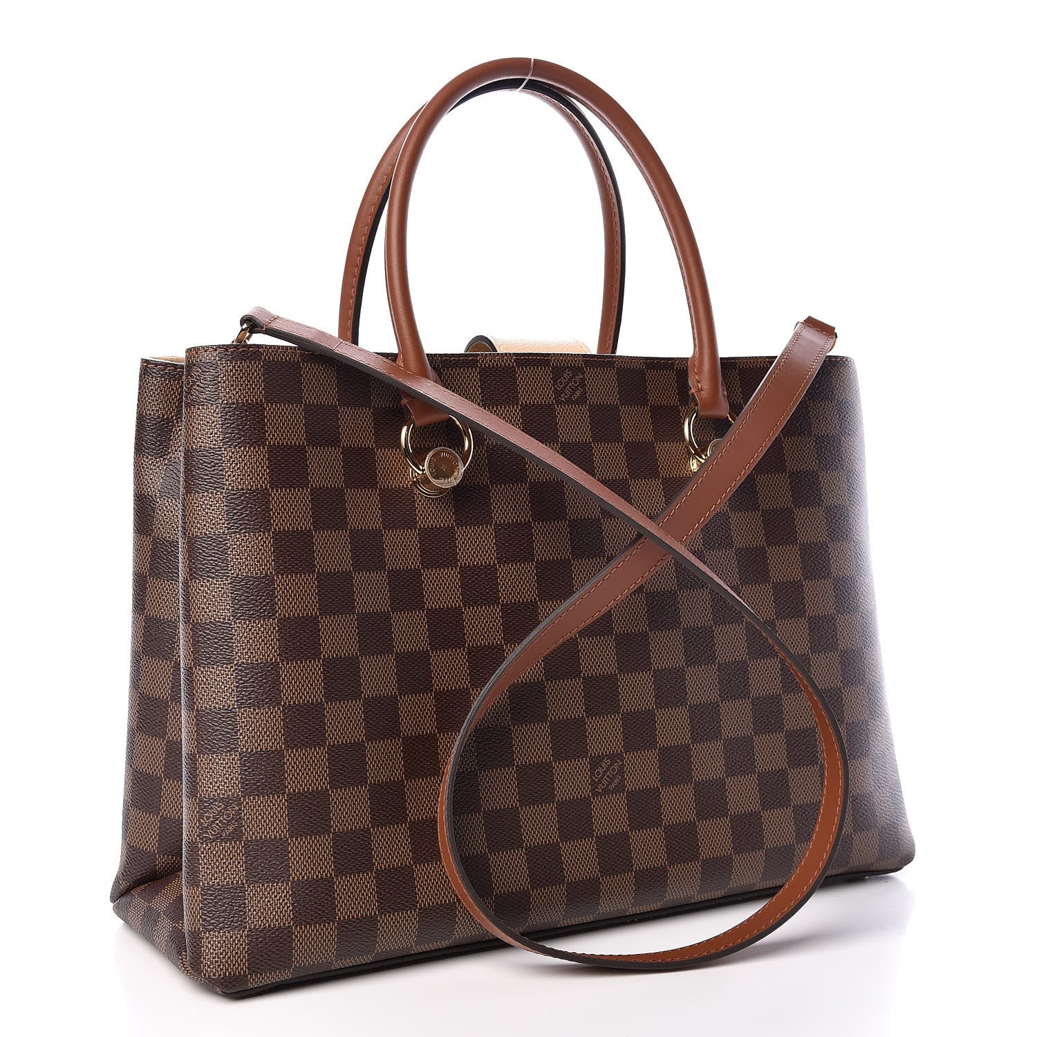Louis Vuitton Damier Ebene LV Riverside Creme 3 of 10