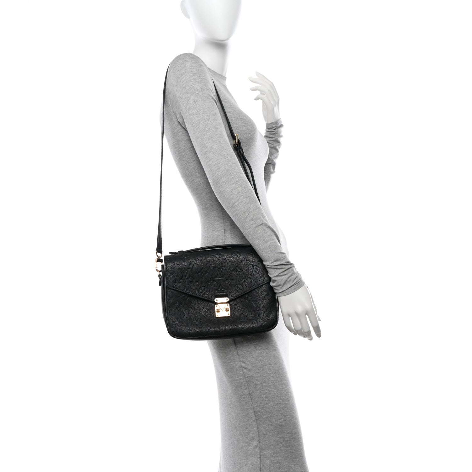 Louis Vuitton Empreinte Pochette Metis Black 2 of 11