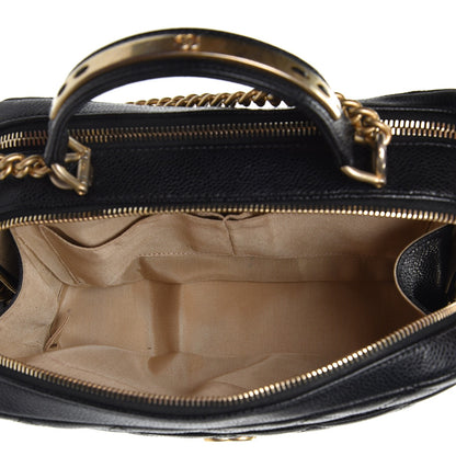 Chanel Caviar Quilted Small Carry Around Bowling Bag Black 5 of 9