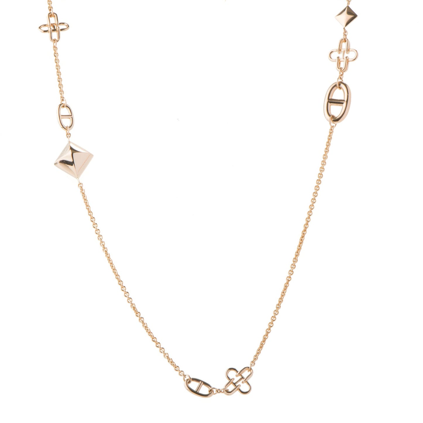 18K Rose Gold Ronde Chaine d'Ancre Necklace
