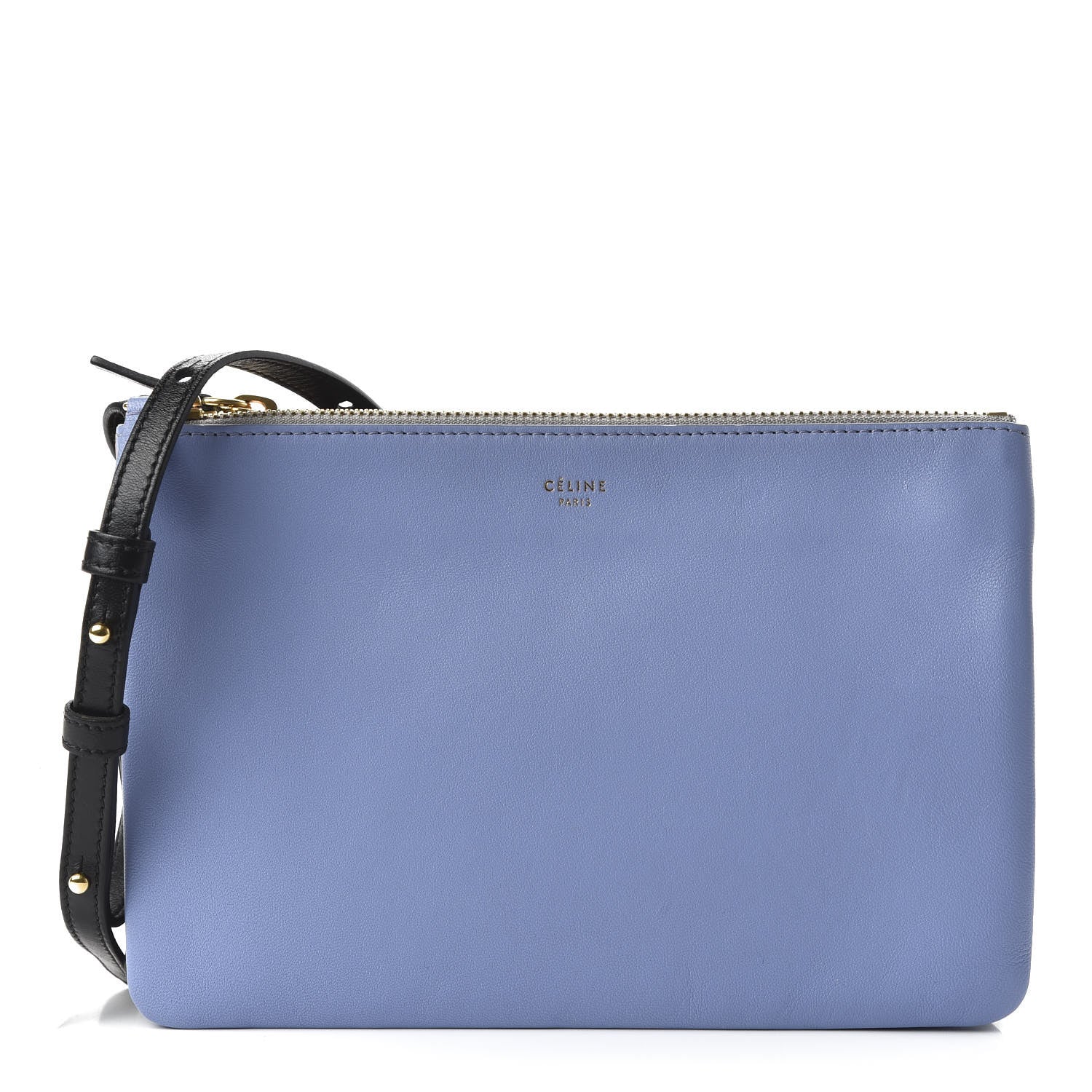 Celine Lambskin Small Multicolor Trio Crossbody Bag Porcelain 1 of 10