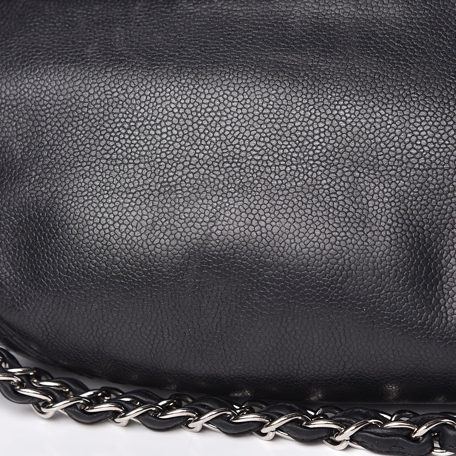 Chanel Caviar Half Moon Large Flap Black 15 of 15