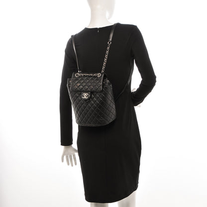 Chanel Lambskin Quilted Small Urban Spirit Backpack Black 2 of 8