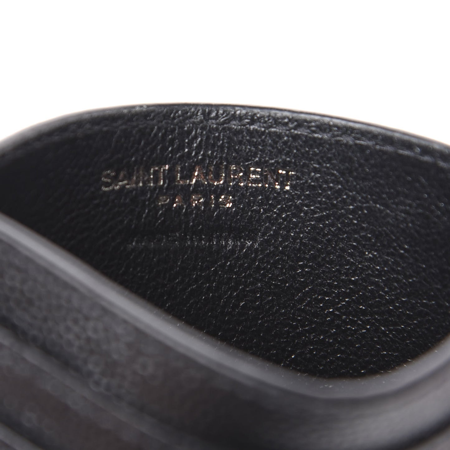 Grain De Poudre Geo Print Monogram Credit Card Case Black White