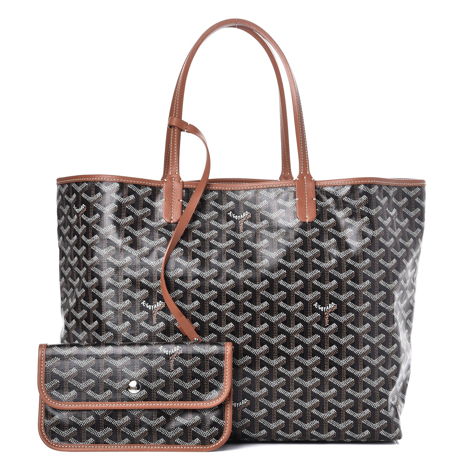 Goyard Goyardine Saint Louis PM Black Gold 1 of 9