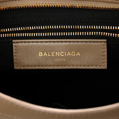 Balenciaga Chevre Gold Metallic Edge Hardware S City Beige Latte 6 of 10