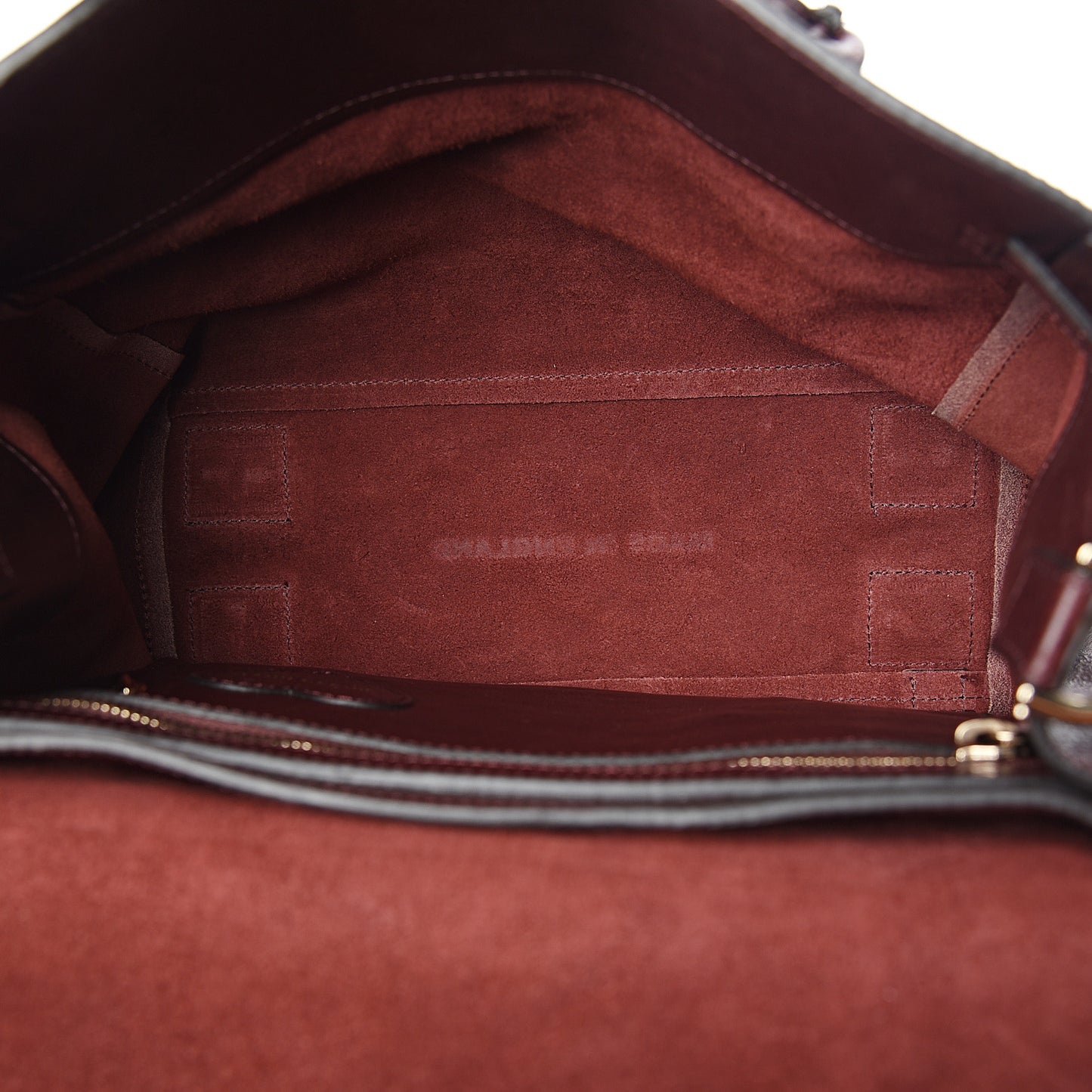 Natural Leather Cara Delevigne Convertible Satchel Oxblood