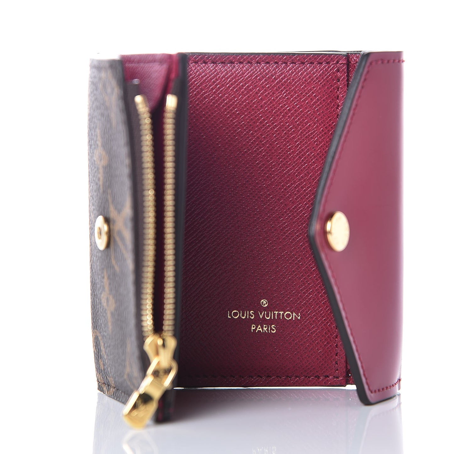 Monogram Zoe Wallet Fuchsia