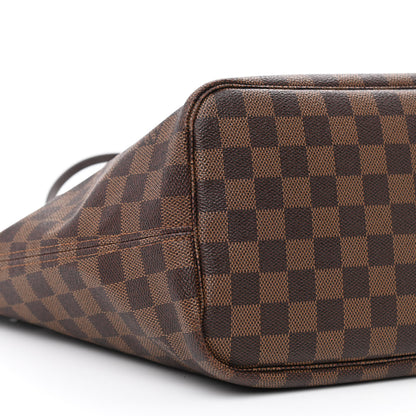 Louis Vuitton Damier Ebene Neo Neverfull MM Rose Ballerine 9 of 10