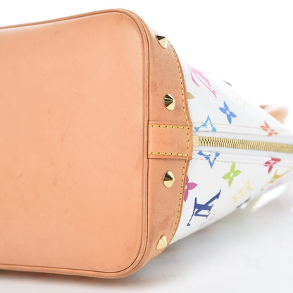 Louis Vuitton Monogram Multicolor Alma White 10 of 16