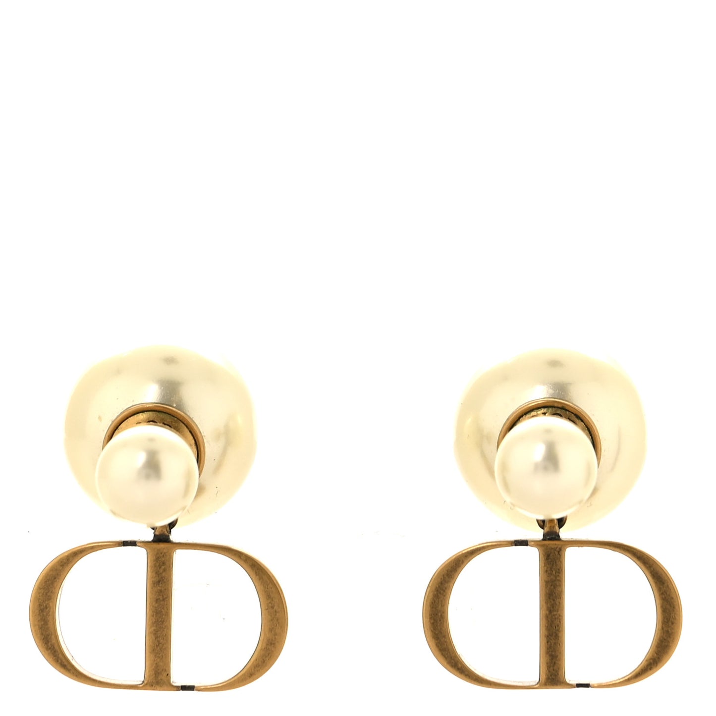 Pearl Mise En Dior CD Tribal Earrings