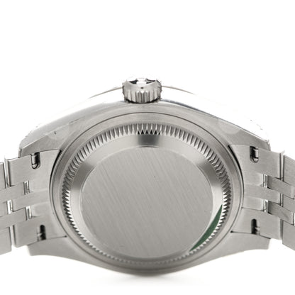 Rolex Stainless Steel 18K White Gold 28mm Oyster Perpetual Datejust Watch Pink Roman 279174 4 of 5