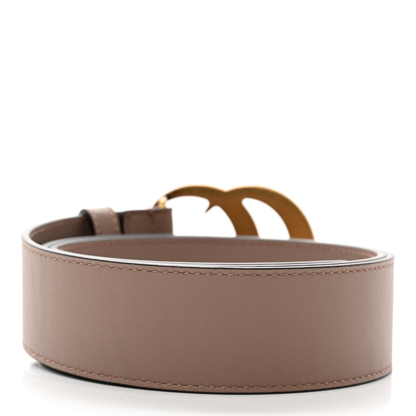 Calfskin Double G 40mm Belt 85 34 Porcelain Rose