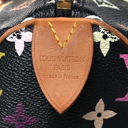 Louis Vuitton Monogram Multicolor Speedy 30 Black 6 of 13