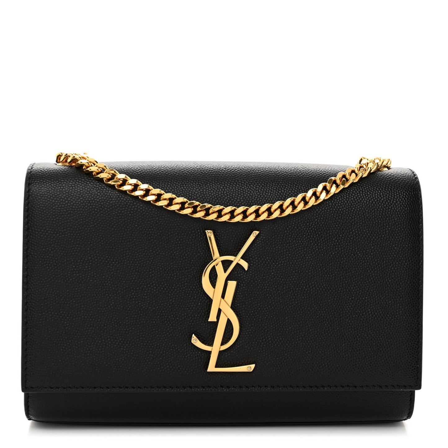 Grain De Poudre Small Monogram Kate Satchel Black