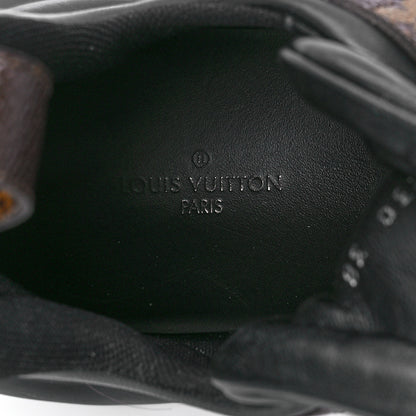 Louis Vuitton Calfskin Patent Monogram LV Archlight Sneakers 38 Black 7 of 8