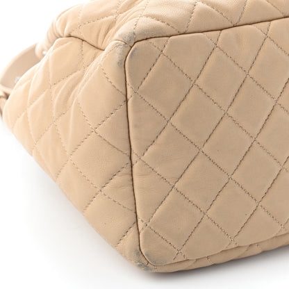 Chanel Lambskin Quilted Small CC Chain Bucket Bag Beige 5 of 11
