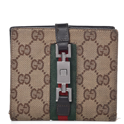 Gucci Monogram Web Wallet Brown 1 of 15