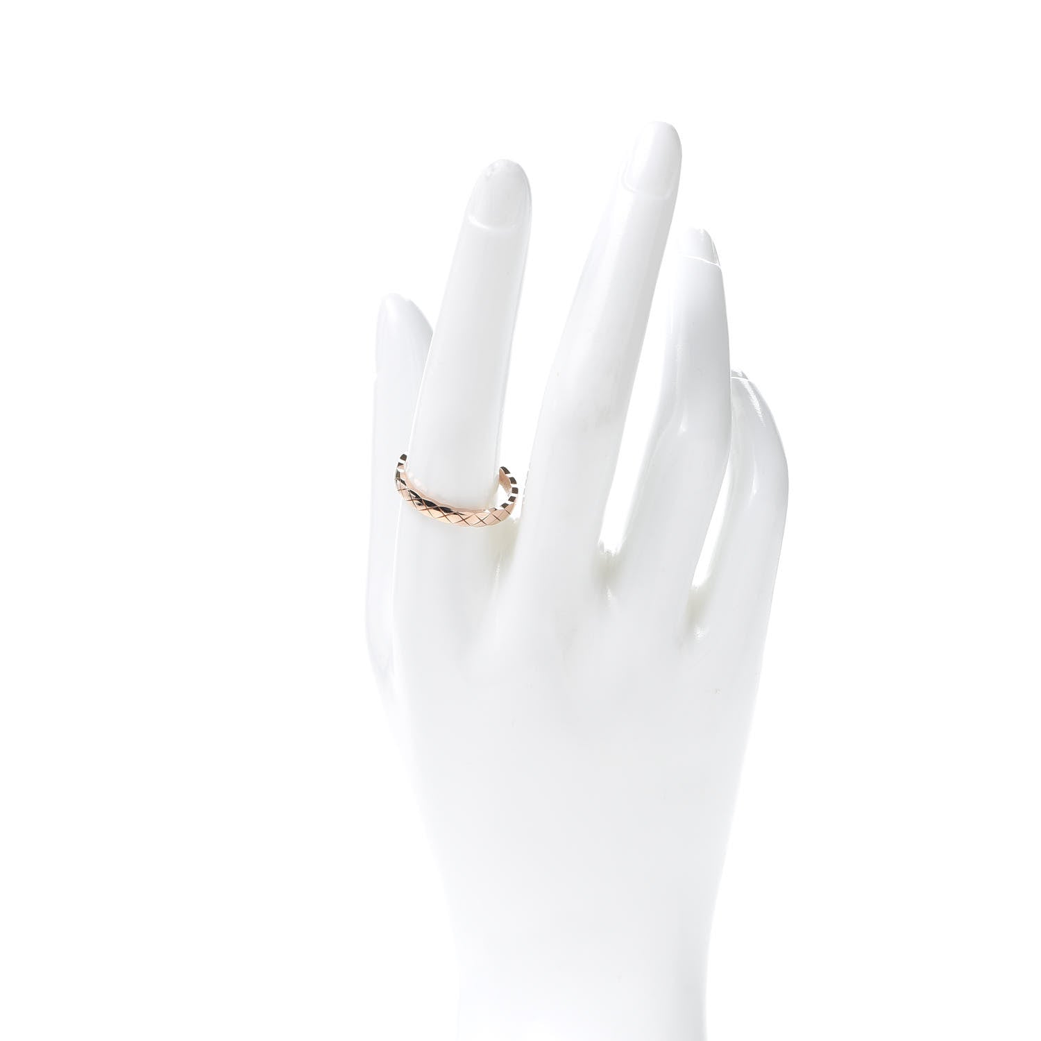 Chanel 18K Beige Gold Mini Coco Crush Ring 61 9.5 2 of 5