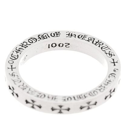 Chrome Hearts Sterling Silver CH LA Fck You Spacer Ring 57 8 4 of 5