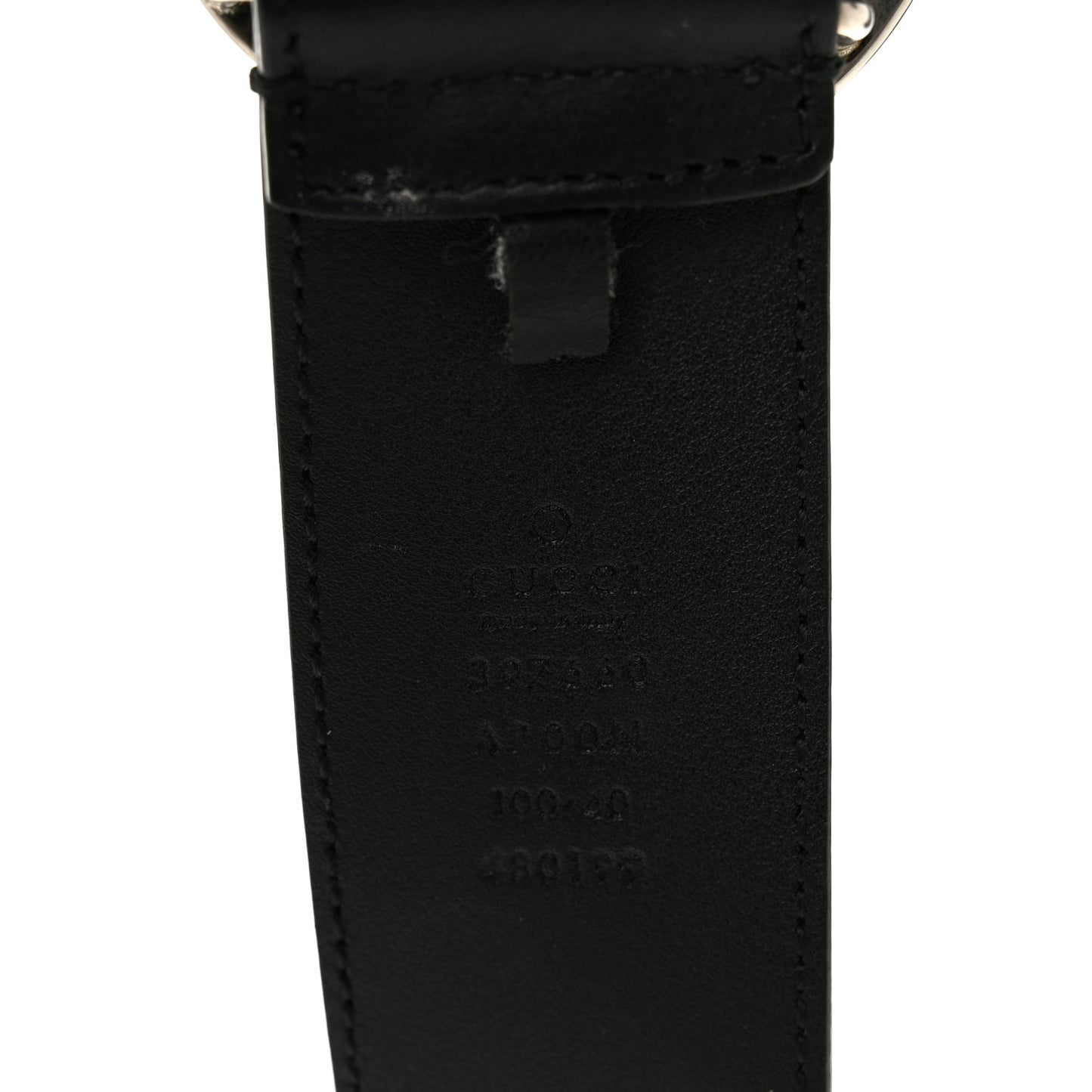 Calfskin Double G 40mm Belt 100 40 Black