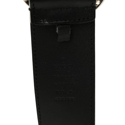 Gucci Calfskin Double G 40mm Belt 100 40 Black 3 of 5